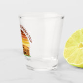Rome Italië Familiereis Colosseum Sunset Custom Shot Glas (Rechts)