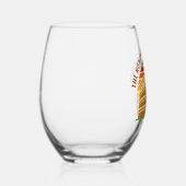 Rome Italië Familiereis Colosseum Sunset Custom Wijnglas Zonder Voet (Rechts)