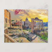  Rome Italië Forum Schilderen Reiskunst Briefkaart (Voorkant)