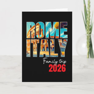 Rome Italië Gezinsreis 2026 Europa Vakantie Coloss Kaart