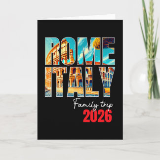 Rome Italië Gezinsreis 2026 Europa Vakantie Coloss Kaart