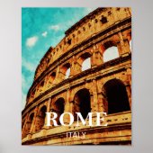Rome, Italië Illustratie Poster (Voorkant)