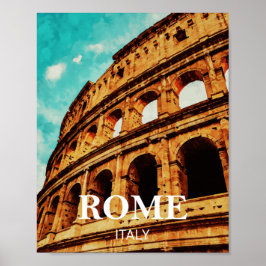 Rome, Italië Illustratie Poster