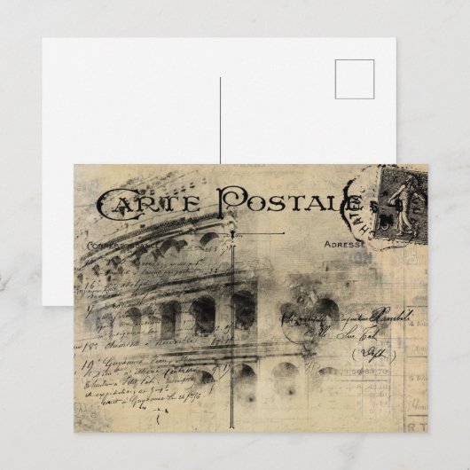  Rome Italië Italiaans Colosseum Briefkaart (Voorkant / Achterkant)