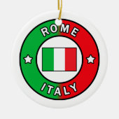 Rome Italië Keramisch Ornament (Voorkant)