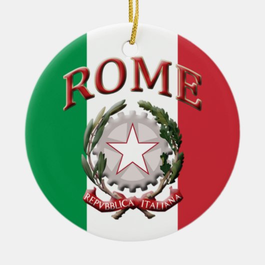 Rome Italië Keramisch Ornament (Voorkant)