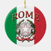 Rome Italië Keramisch Ornament (Achterkant)