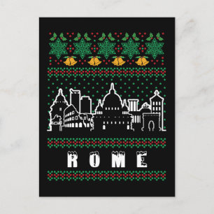 Rome Italië Lelijke Kerstdagen Briefkaart
