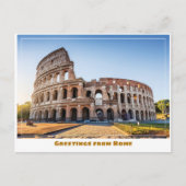 Rome Italië Met het Colosseum Briefkaart (Voorkant)