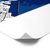 Rome - Italië MilkTea City Map Poster (Hoek)