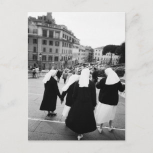 Rome Italië, Nonnen Patrouille! (NR) Briefkaart