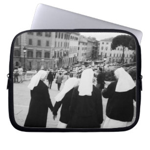 Rome Italië, Nonnen Patrouille! (NR) Laptop Sleeve
