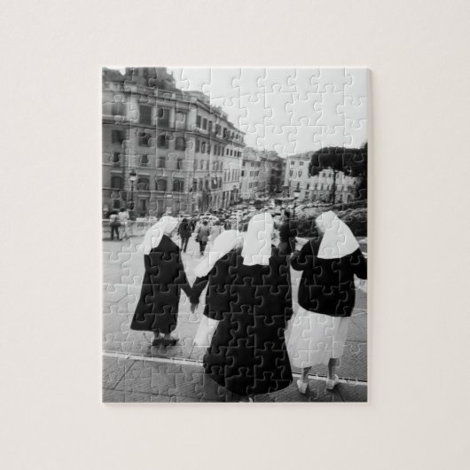 Rome Italië, Nonnen Patrouille! (NR) Legpuzzel (Verticaal)