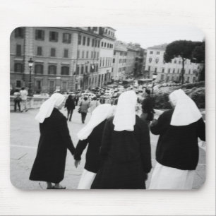 Rome Italië, Nonnen Patrouille! (NR) Muismat