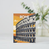 Rome Italië nostalgische reizen Briefkaart (Staand voorkant)