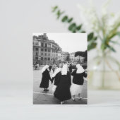 Rome Italië, Nun Patrol! NR) Briefkaart (Staand voorkant)