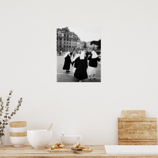 Rome Italië, Nun Patrol! NR) Poster (Keuken)