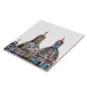 Rome, Italië op graffiti Tegeltje (Zijkant)