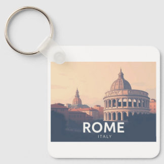 Rome Italië Pastel Travel Design Sleutelhanger