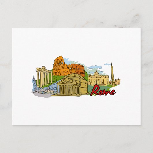 Rome - Italië.png Briefkaart (Voorkant)
