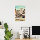 Rome, Italië poster (Thuiskantoor)