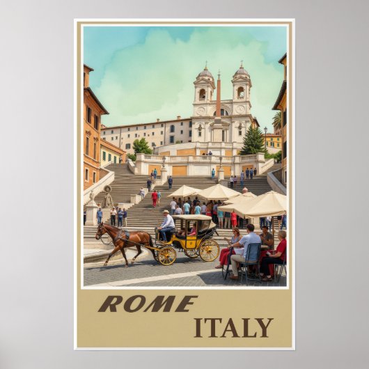 Rome, Italië poster (Voorkant)