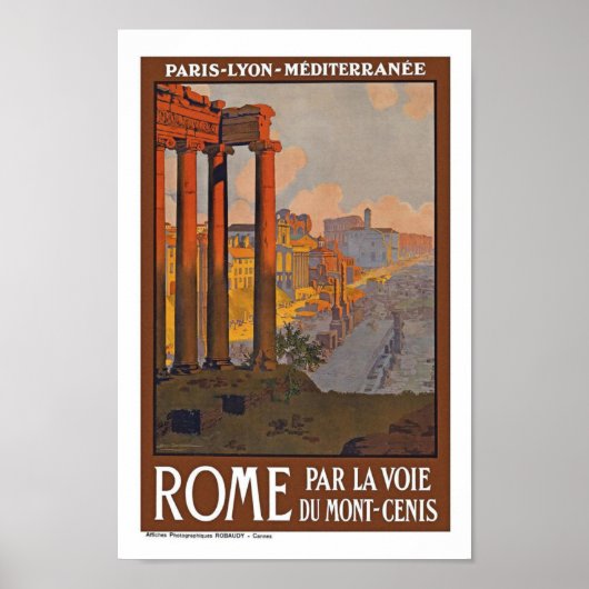 Rome Italië Poster (Voorkant)