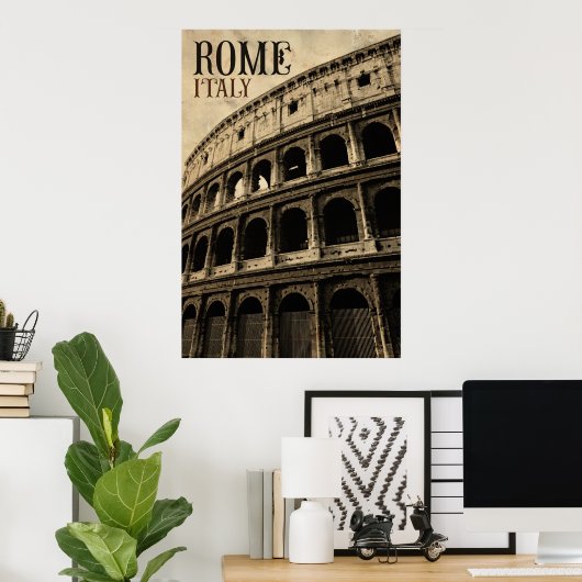  rome italië poster (Thuiskantoor)