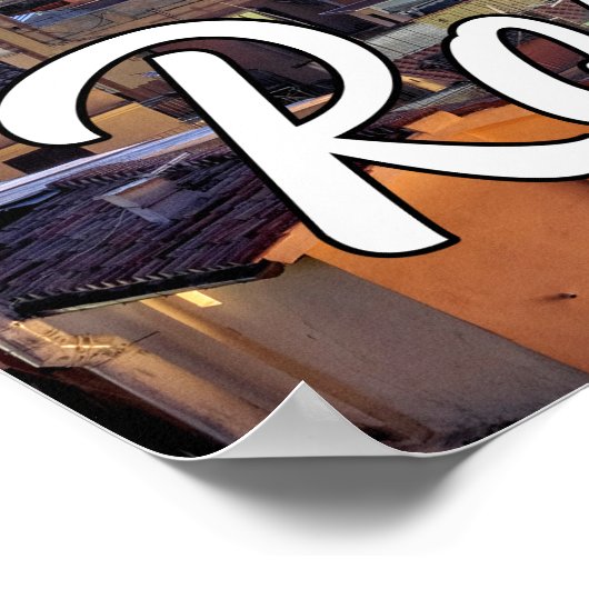 Rome, Italië Poster (Hoek)