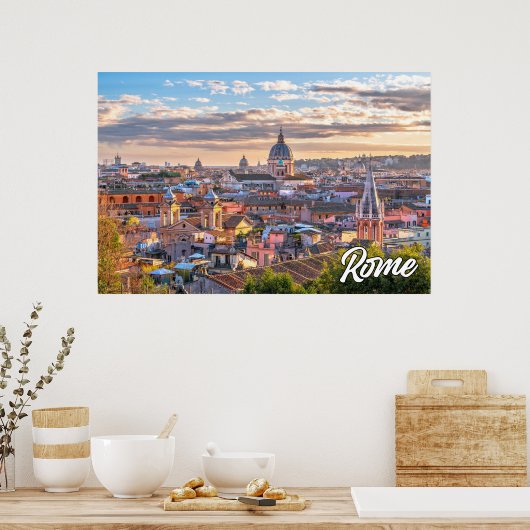 Rome, Italië Poster (Keuken)