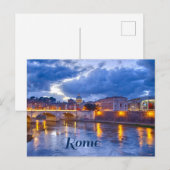 Rome Italië Prachtige Briefkaart (Voorkant / Achterkant)