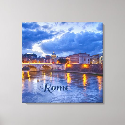 Rome Italië Prachtige Canvas Afdruk (Voorkant)