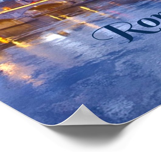 Rome Italië Prachtige Poster (Hoek)