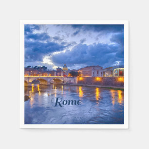 Rome Italië Prachtige Servet
