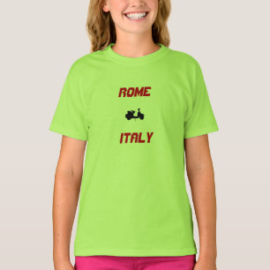 Rome, Italië (regio Lazio) Scooter Kids T-shirt
