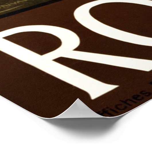  Rome Italië Reisposter Poster (Hoek)