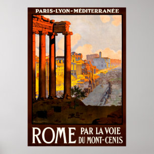  Rome Italië Reisposter Poster
