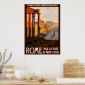 Rome Italië Reisposter Poster (Keuken)