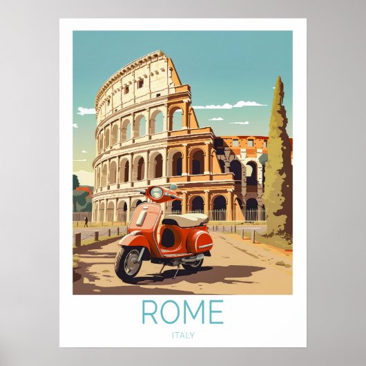 Rome Italië Reisposter, Rome Italië Poster, Rome Poster (Voorkant)