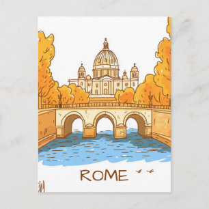 Rome Italië Reizen Briefkaart