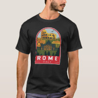 Rome Italië Reizen Retro Embleem