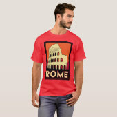 rome - italië - retro - coliseum t-shirt (Voorkant volledig)