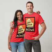 rome - italië - retro - coliseum t-shirt (Unisex)