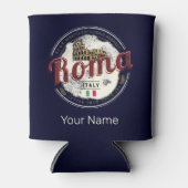 Rome Italië Retro Colosseum  Holiday Blikjeskoeler (Voorkant)