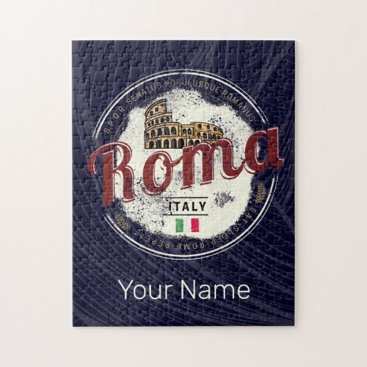 Rome Italië Retro Colosseum  Holiday Legpuzzel (Verticaal)