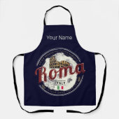 Rome Italië Retro Colosseum  Holiday Schort (Voorkant)