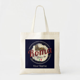 Rome Italië Retro Colosseum  Holiday Tote Bag
