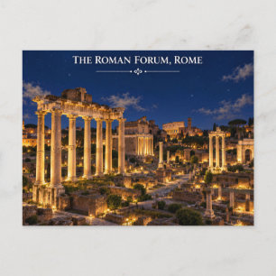 Rome Italië Romeins Forum Ansichtkaart Briefkaart