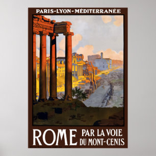  Rome Italië Ruins Travel Poster