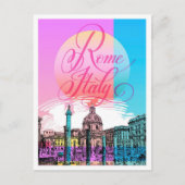 Rome Italië Schets Kunst Reizen Illustratie Briefkaart (Voorkant)